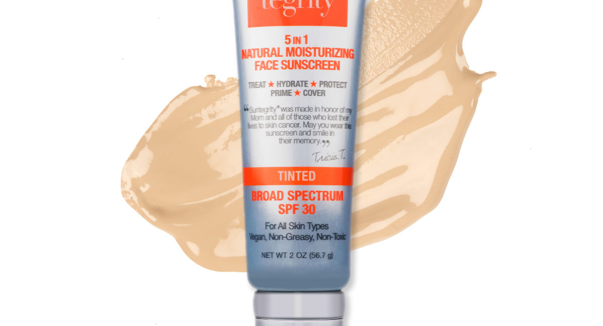 tinted SPF, non-toxic sunscreen, Suntegrity 5-in-1 Sunscreen,