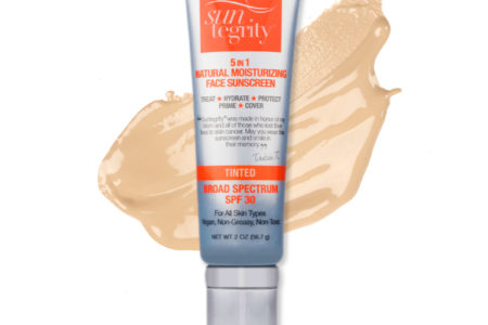 tinted SPF, non-toxic sunscreen, Suntegrity 5-in-1 Sunscreen,